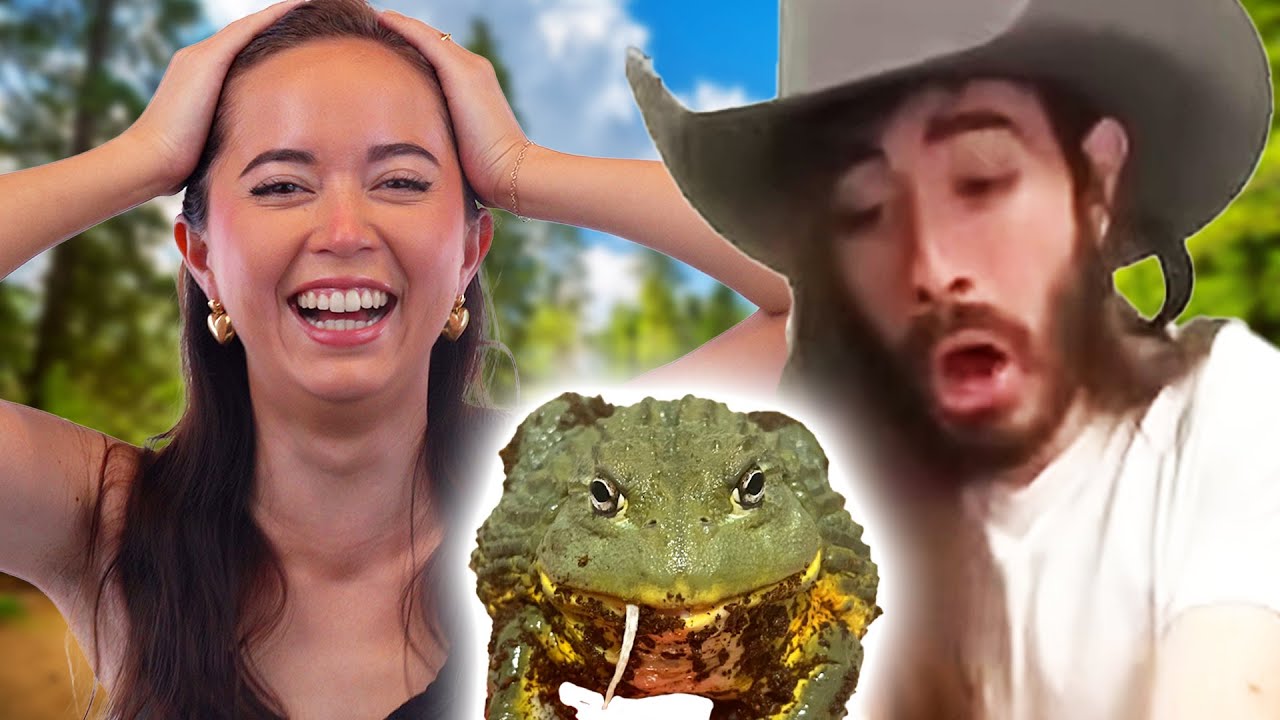 MoistCritical Feeds a Frog at Alveus Animal Sanctuary