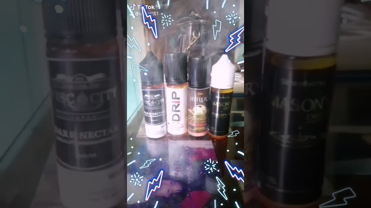 My top 4 vape juices....3mg-4mg NIC SALTS
