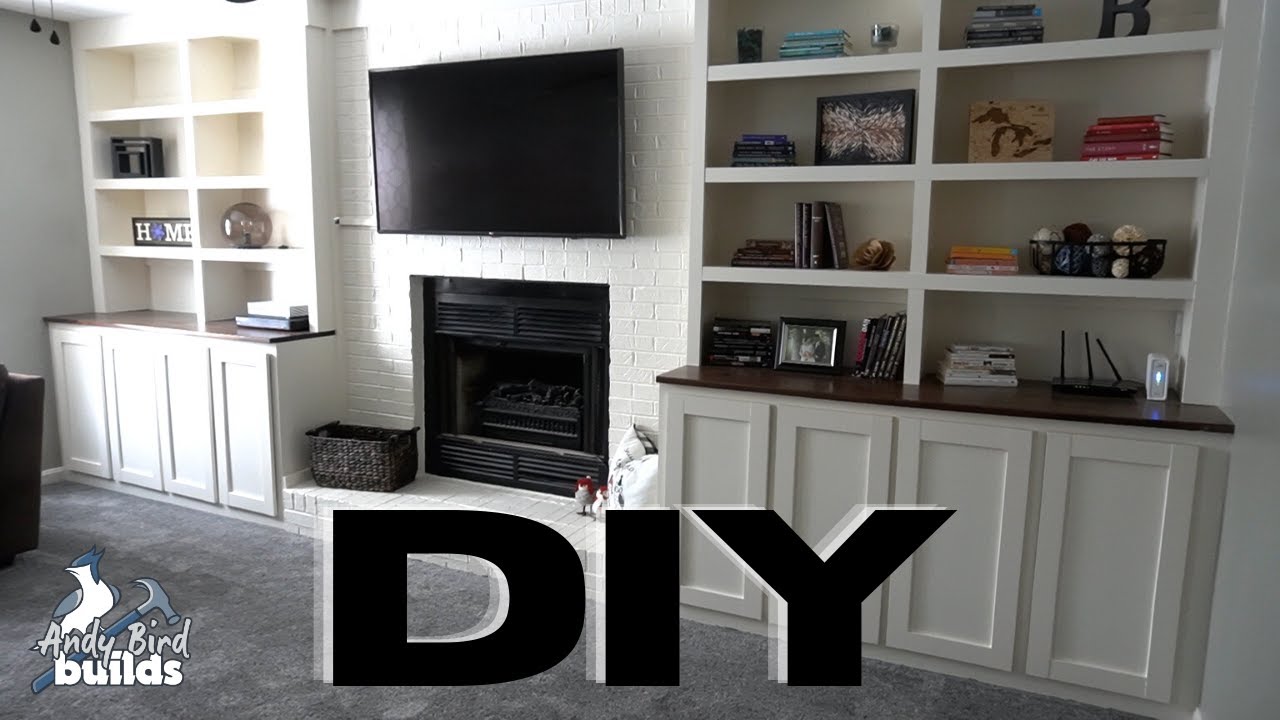 How I Used Simple Construction To Build Our Living Room Built-Ins - DIY - Living Room Reno Part 3