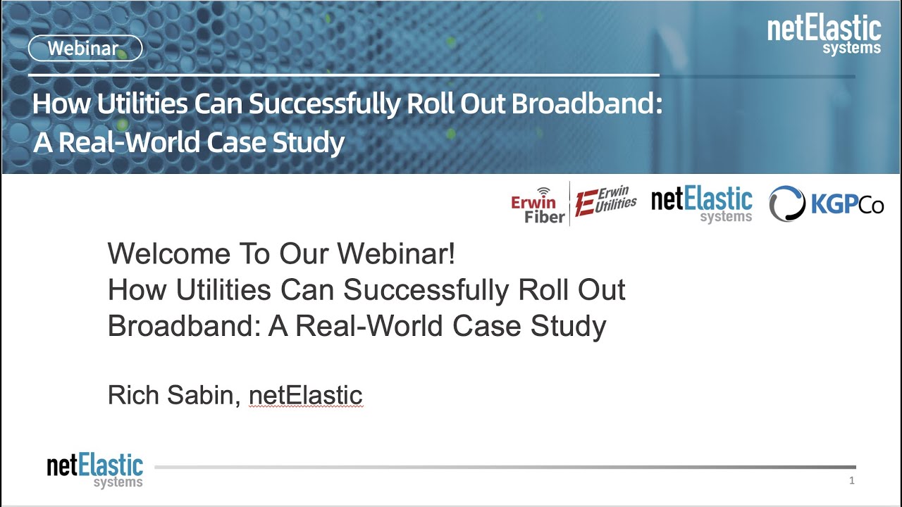 How Utilities Can Successfully Rollout Broadband: A Real-World Case Study