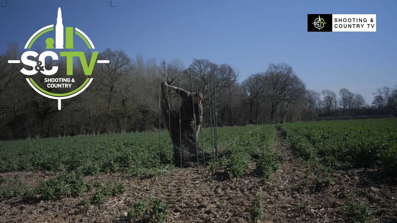 Shooting & Country TV | Andy Crow's pigeon shooting tips for beginners: how to build a pigeon hide 2