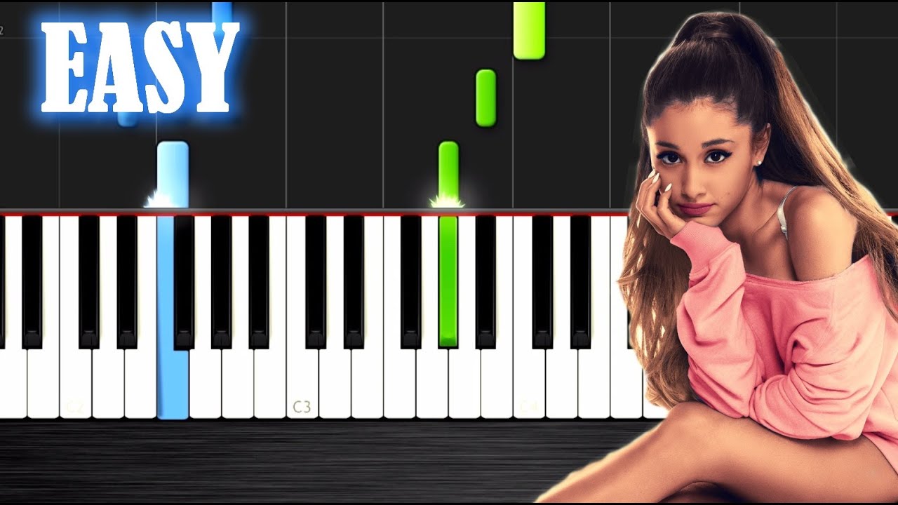 Ariana Grande - One Last Time - EASY Piano Tutorial by PlutaX - Synthesia