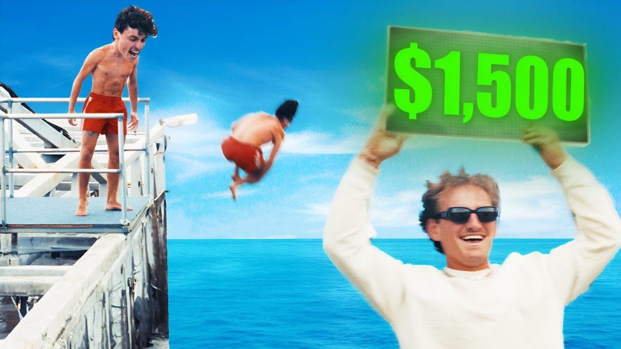 Кто станет тасманским КЛИФФ МАСТЕРОМ? (Соревнования по прыжкам со скалы)