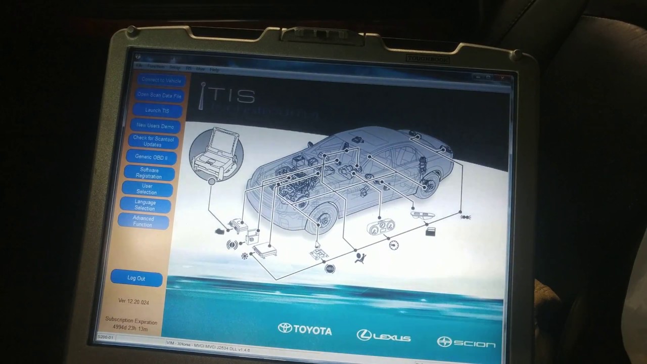 Как прокачать ABS-тормоза с помощью программного обеспечения Toyota Tech Stream (TIS).