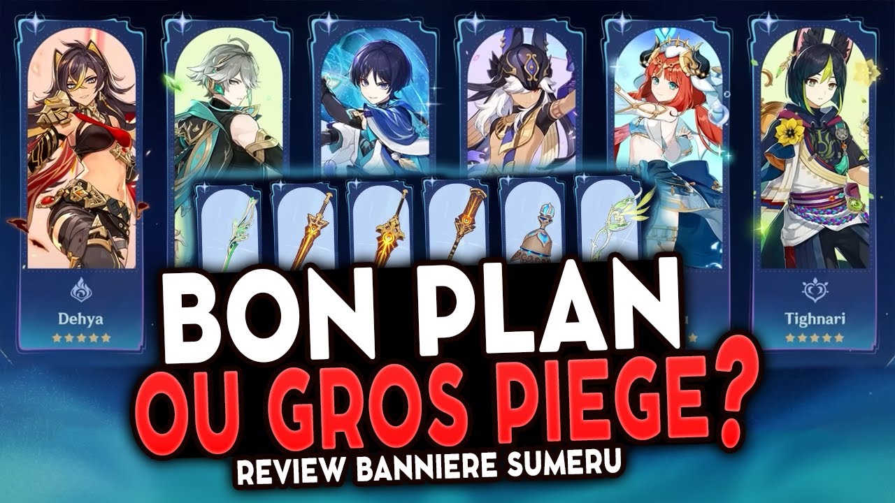 DEVRIEZ VOUS INVOQUER SUR LA BANNIERE SUMERU ? | Analyse bannière nostalgie Sumeru Genshin Impact