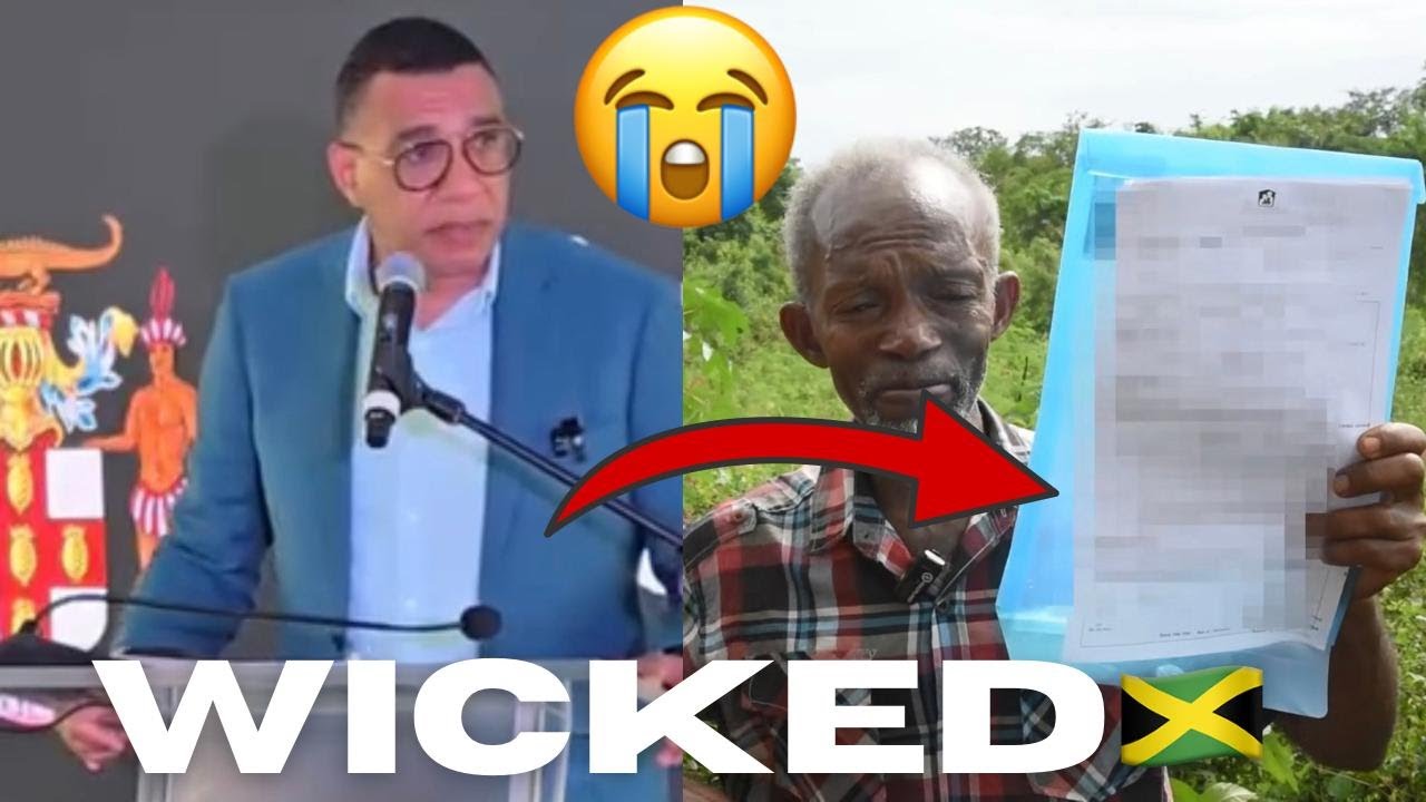 Andrew Holness WHY ARE THEY TAKING THIS OLD MAN LAND 🇯🇲😭😭😭😭😭😭