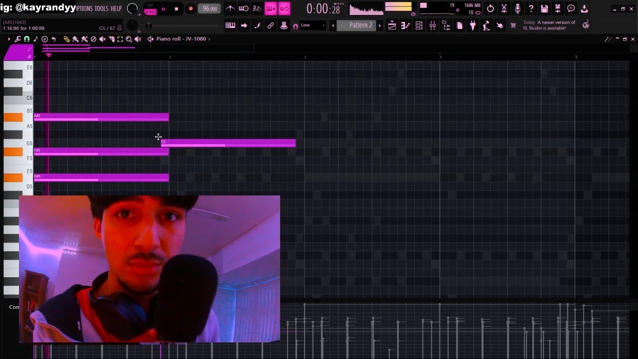 15 Year Old Producer Makes 2000s SWAG Beat from Scratch (Kay Randy)