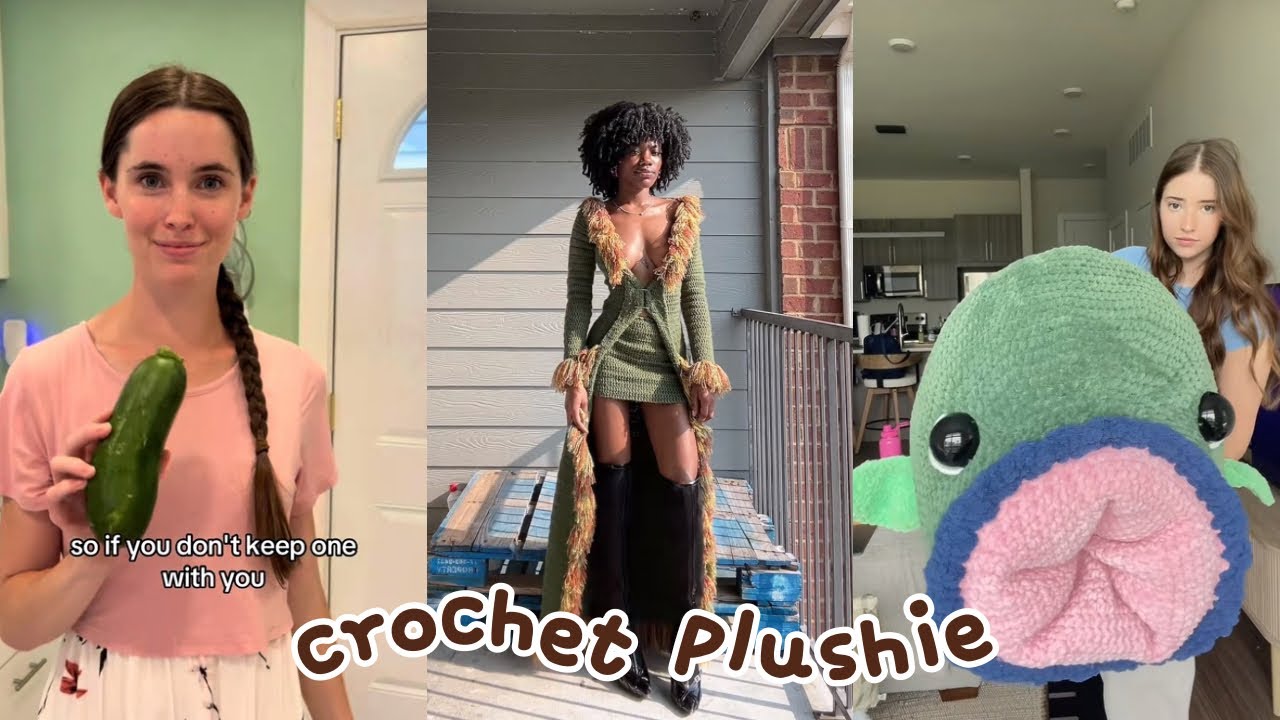 Crochet tiktok compilation 🧶💕 l crochet ideas/ tips/ pinterest inspired #16