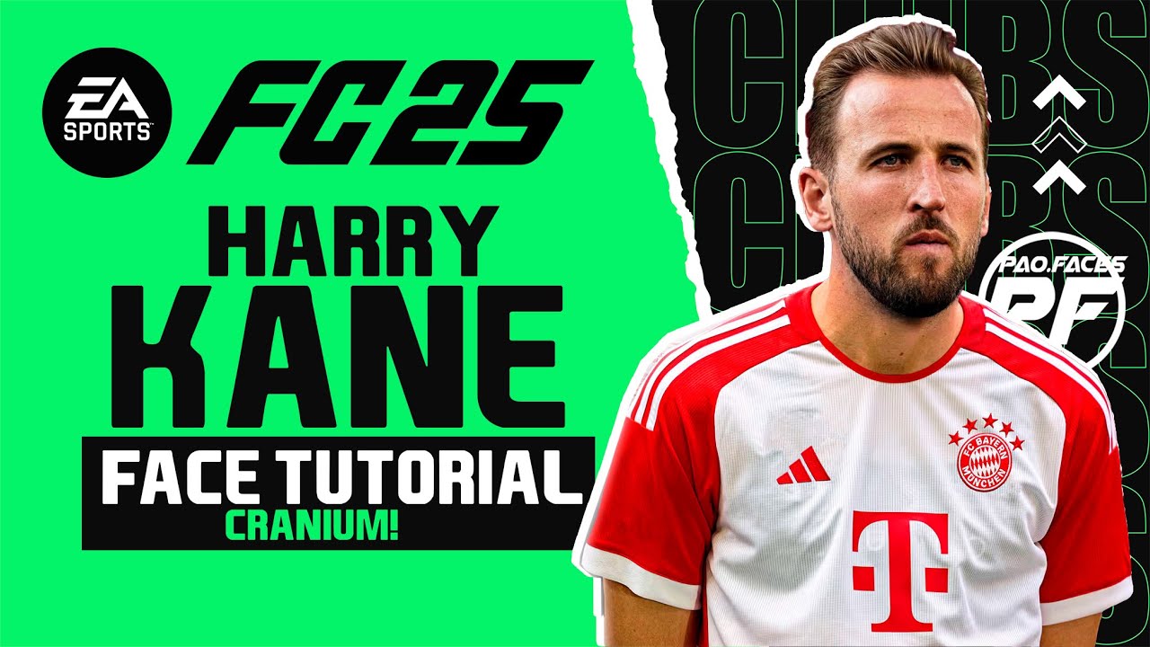 Как создать Харри Кейна в EA FC 25 FACE Clubs Face Creation &mdash; РЕЖИМ КАРЬЕРЫ ДВОЙНИК БАЙЕР МЮНХЕН