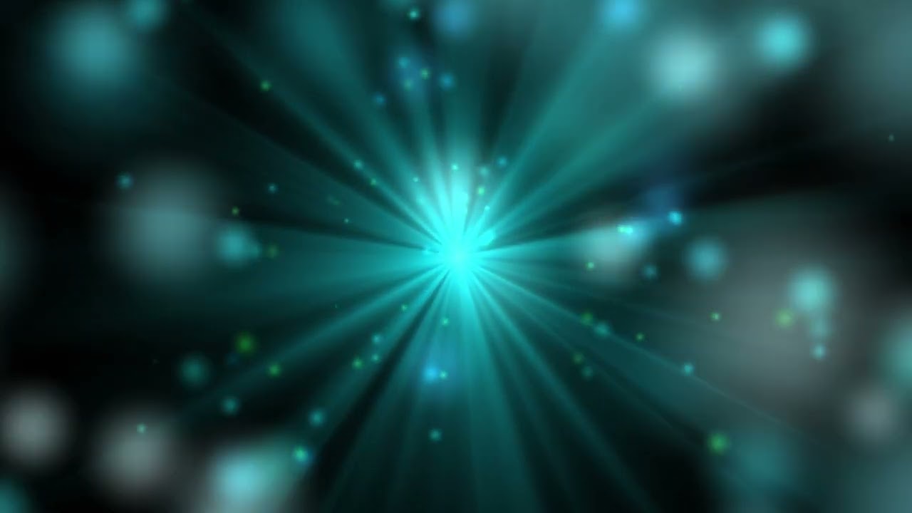 Turquoise light around, background with highlights.