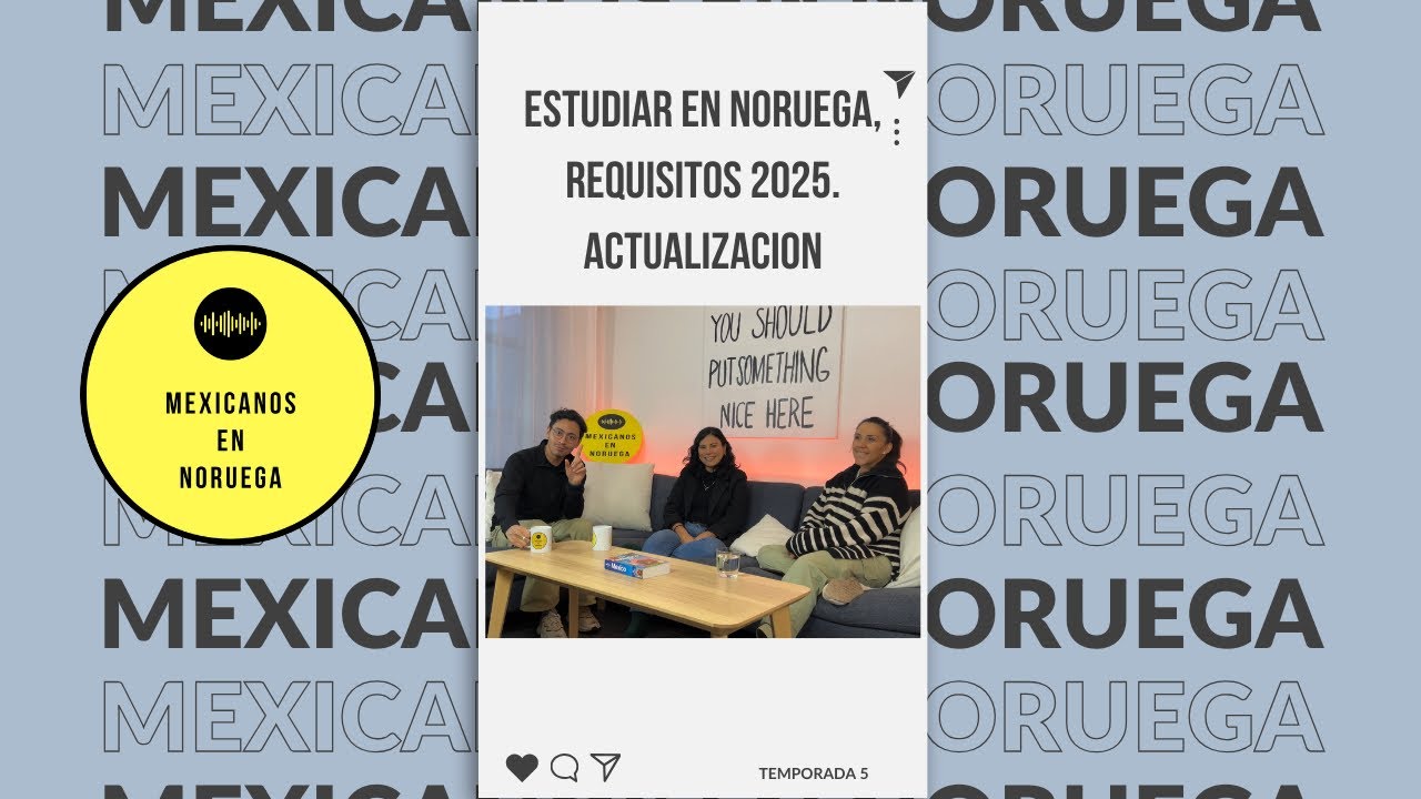 ESTUDIAR EN NORUEGA | REQUISITOS 2025 | ACTUALIZACIÓN