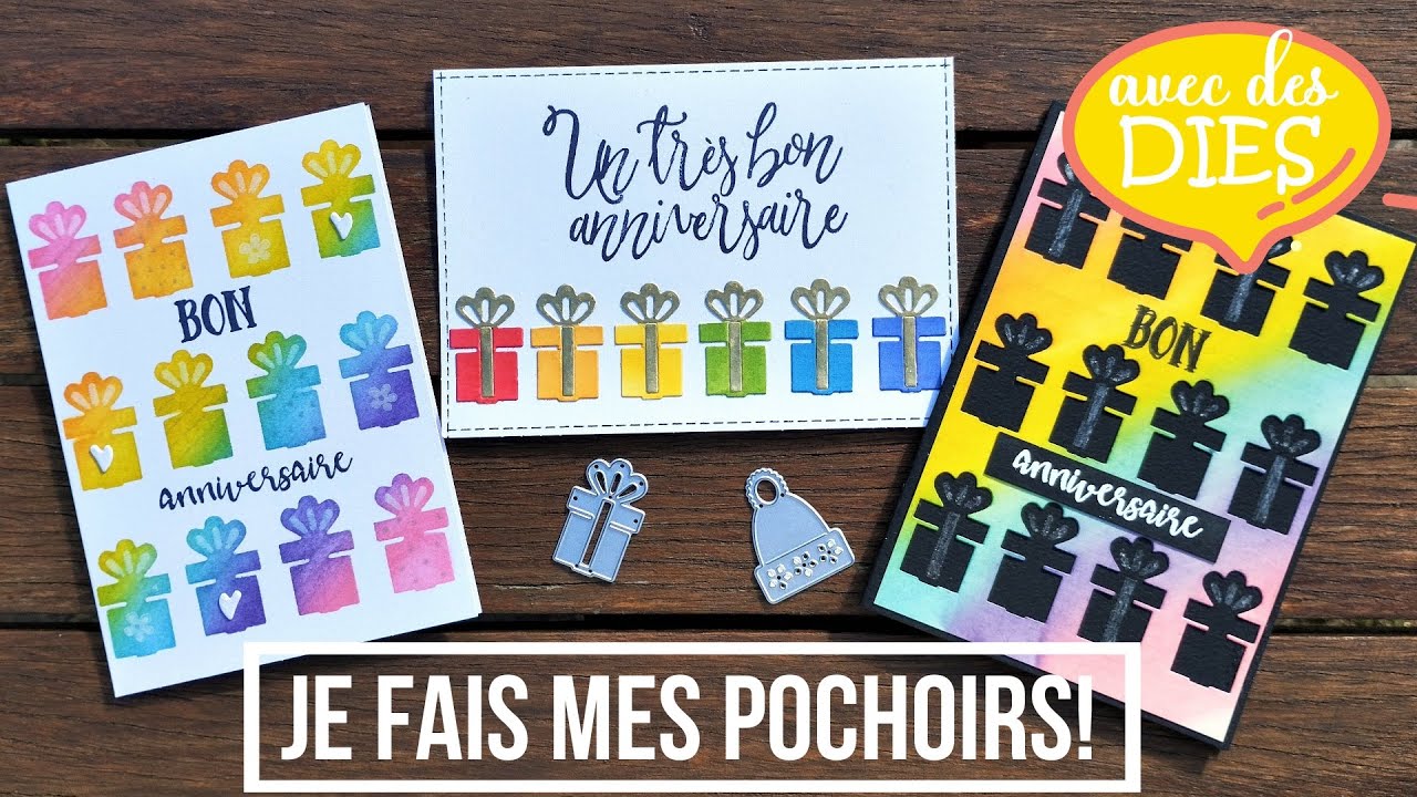 Tuto carte: Comment faire ses propres pochoirs avec des dies (matrices de découpe)?