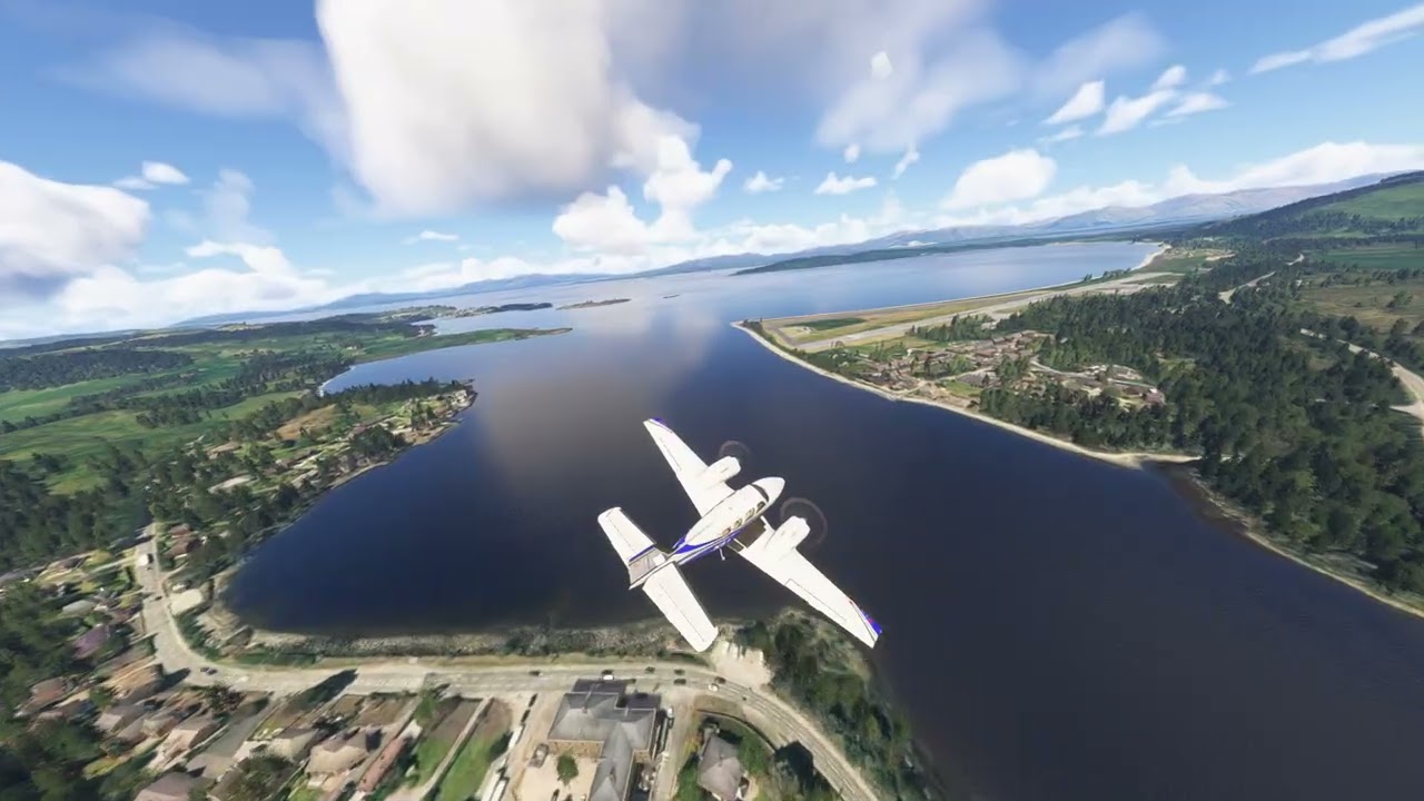 North Connel,  Oban UK, Beechcraft Baron MSFS 2024