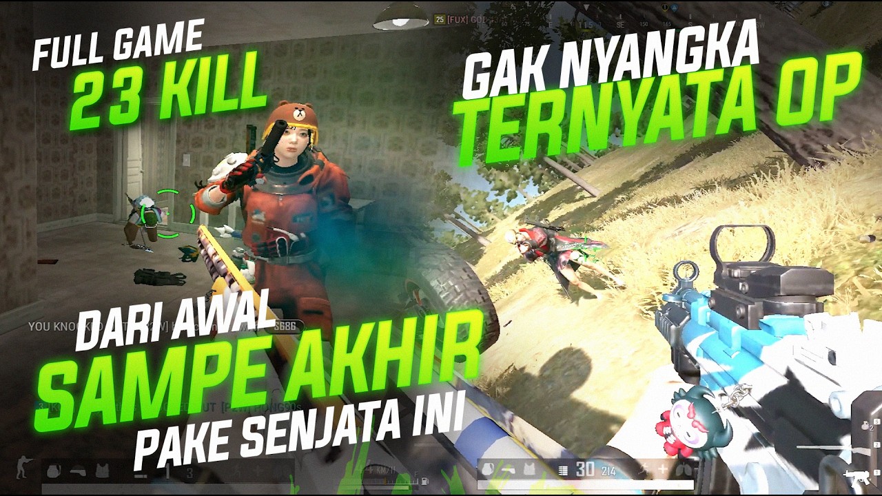 JARANG DI PAKE TERNYATA MALAH PANEN 23 KILL !! GAK NYANGKA COMBO INI TERNYATA OP !! #pubg