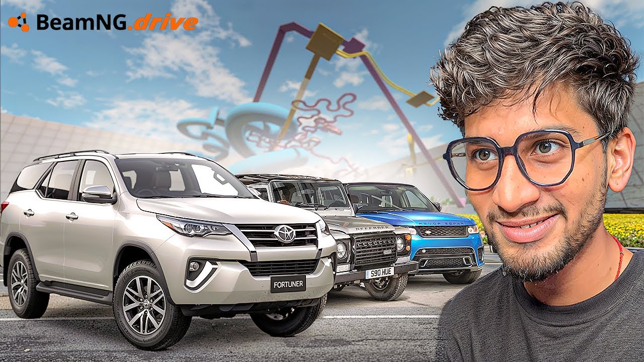 Insane SUV Parkour Challenge in BeamNG Drive!
