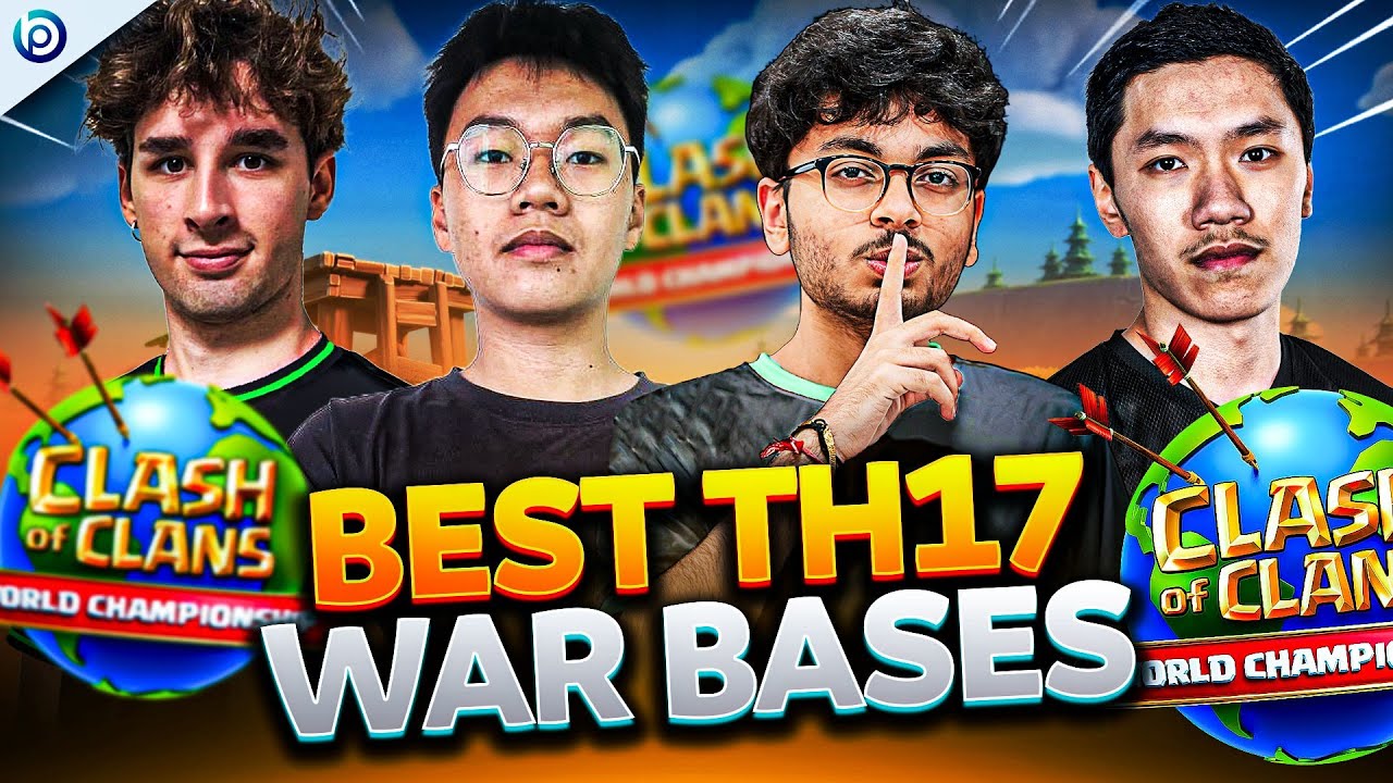 TOP 12 TH17 WAR BASE LINKS from Clash Worlds 2025 | Clash of Clans