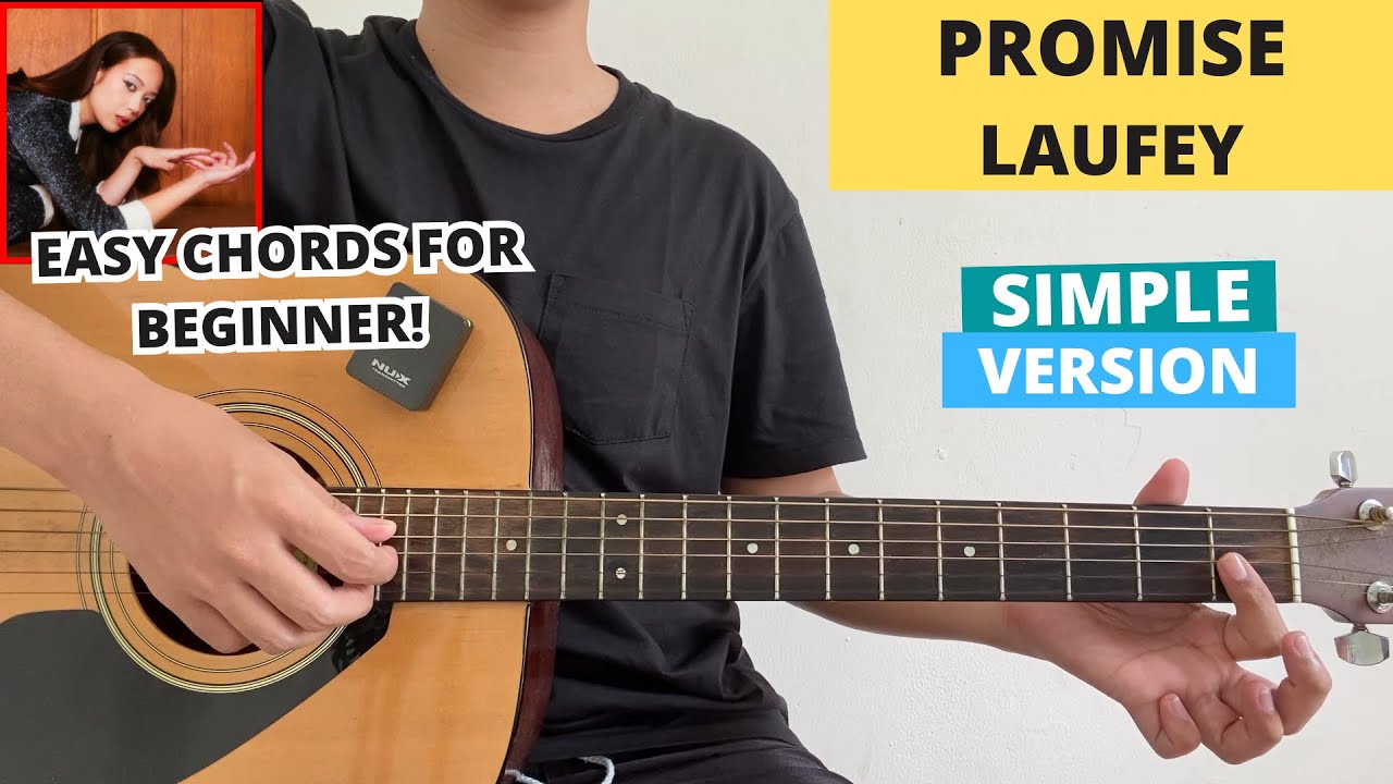 Promise - Laufey (Guitar Tutorial) Easy Chords For Beginner! No Capo!