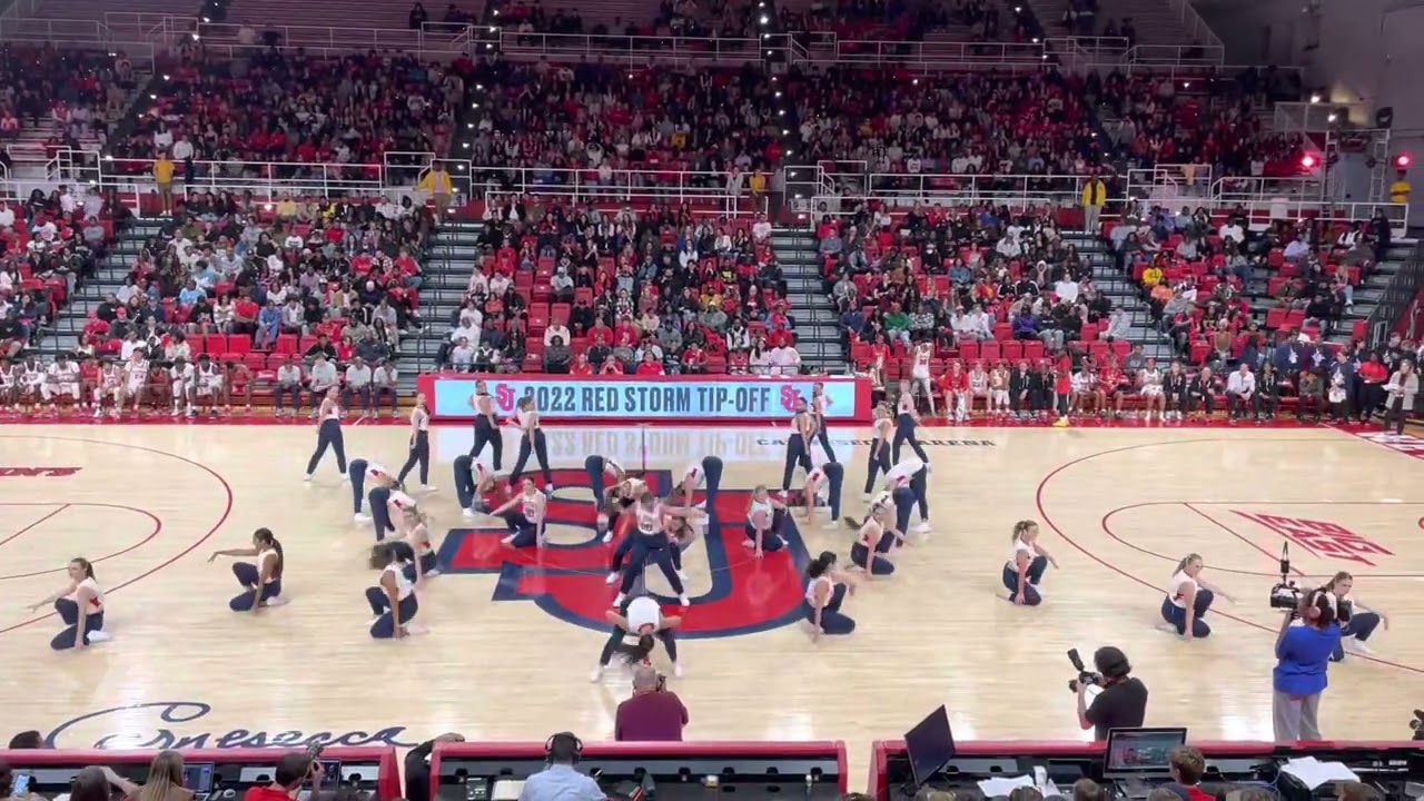 St. John’s University Dance team Tip Off 2022
