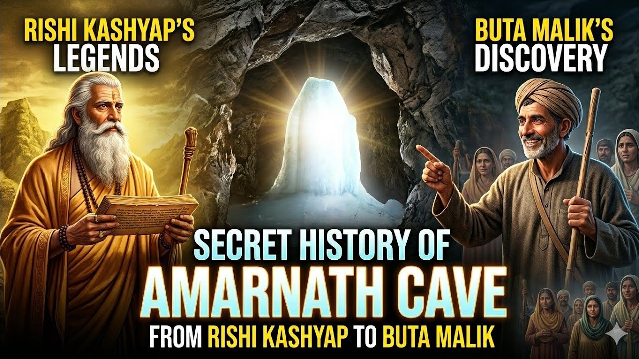 The Secret History of Amarnath Cave: Rishi Kashyap to Buta Malik | Amarnath Yatra Katha