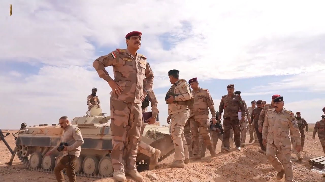 رئيس أركان الجيش يتفقد منفذ القائم الحدودي ويؤكد جاهزية القطعات