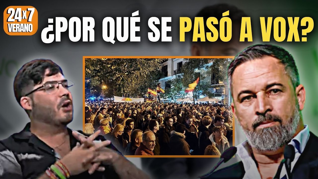 El influencer Jes&uacute;s Vega incendia Ferraz contando por qu&eacute; se pas&oacute; a VOX