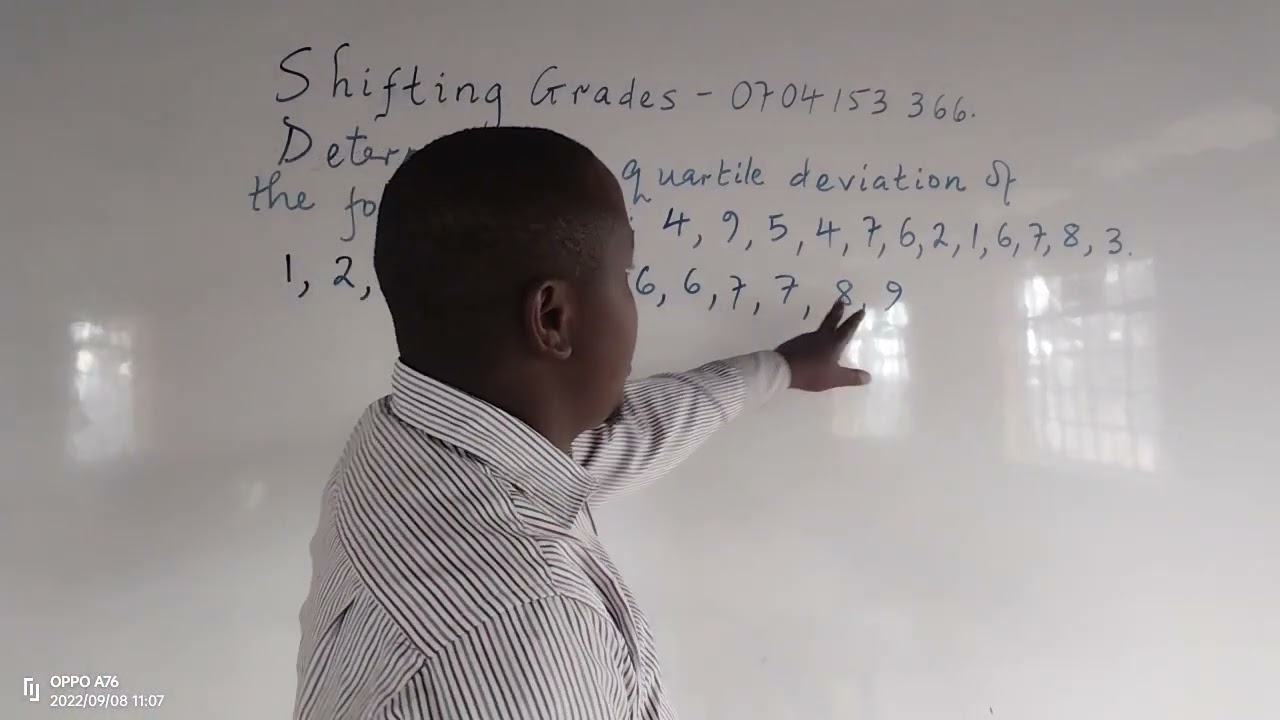 QUARTILES: INTERQUARTILE RANGE AND QUARTILE DEVIATION