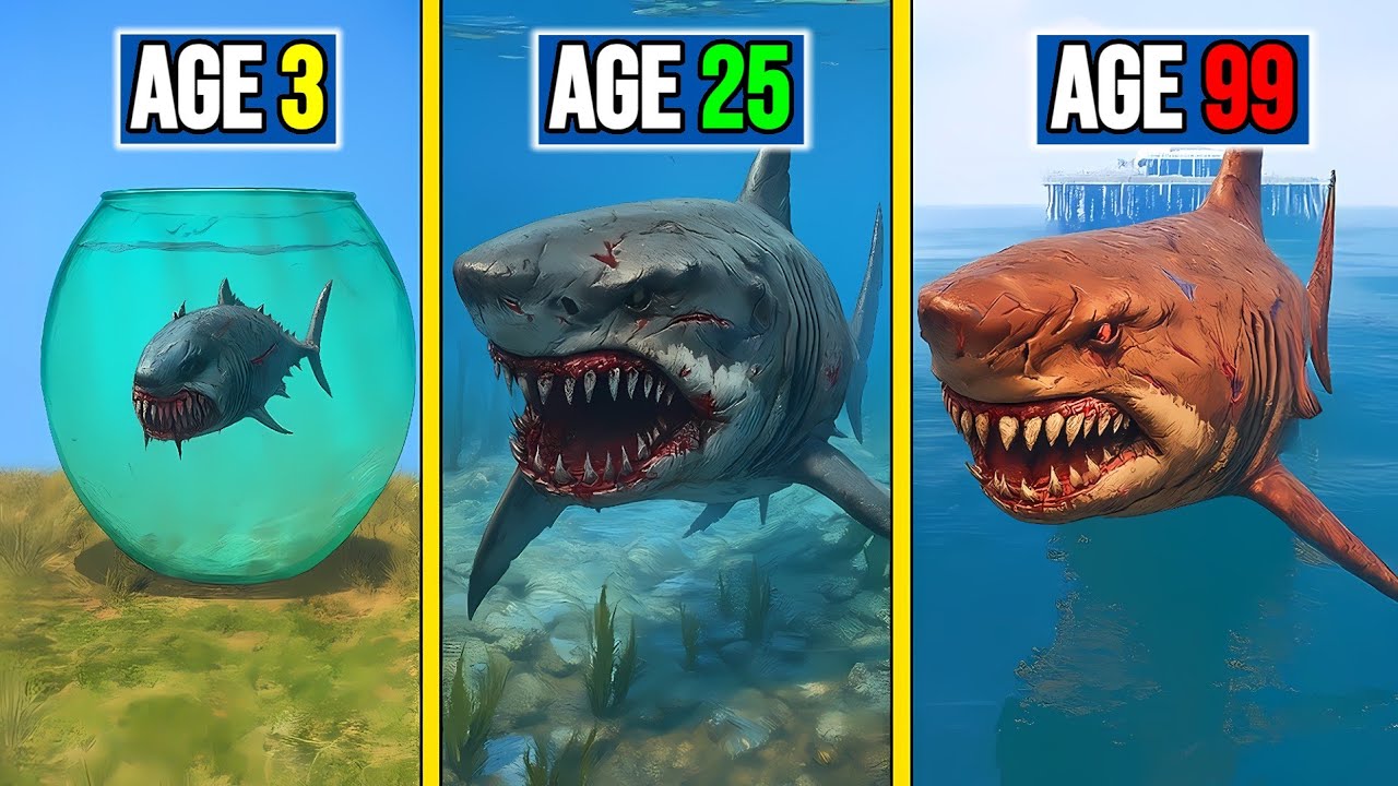 ৯৯ বছর MEGALODON SHARK -এর জীবনের কাহিনী ! GTA 5