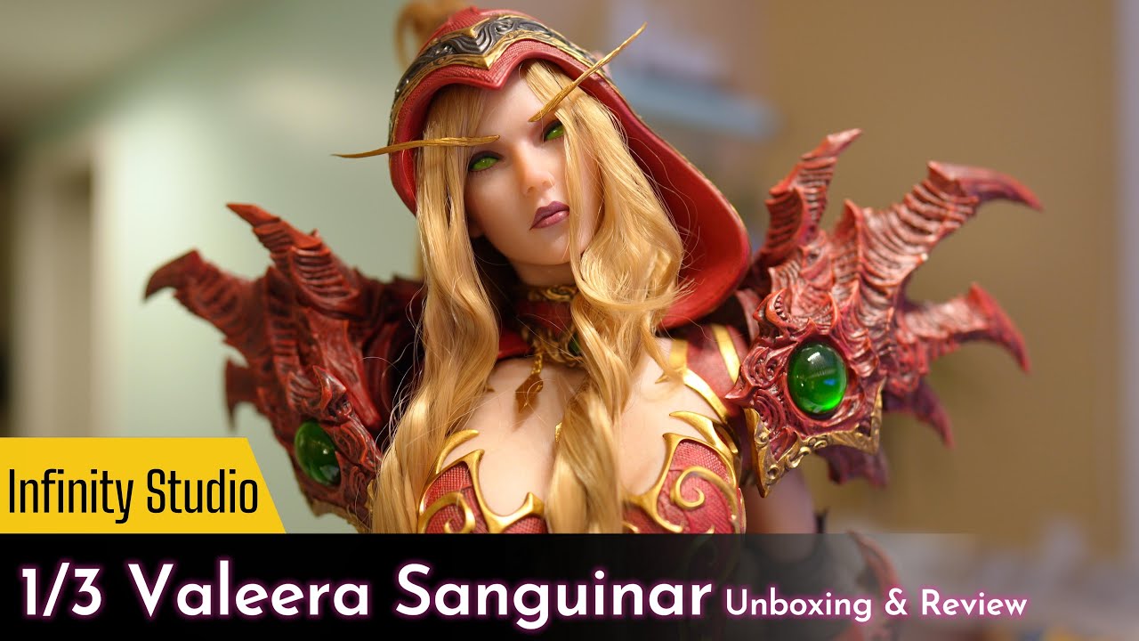 Infinity Studio - 1/3 Valeera Sanguinar Silicone Statue Unboxing & Review 4K (World of Warcraft)
