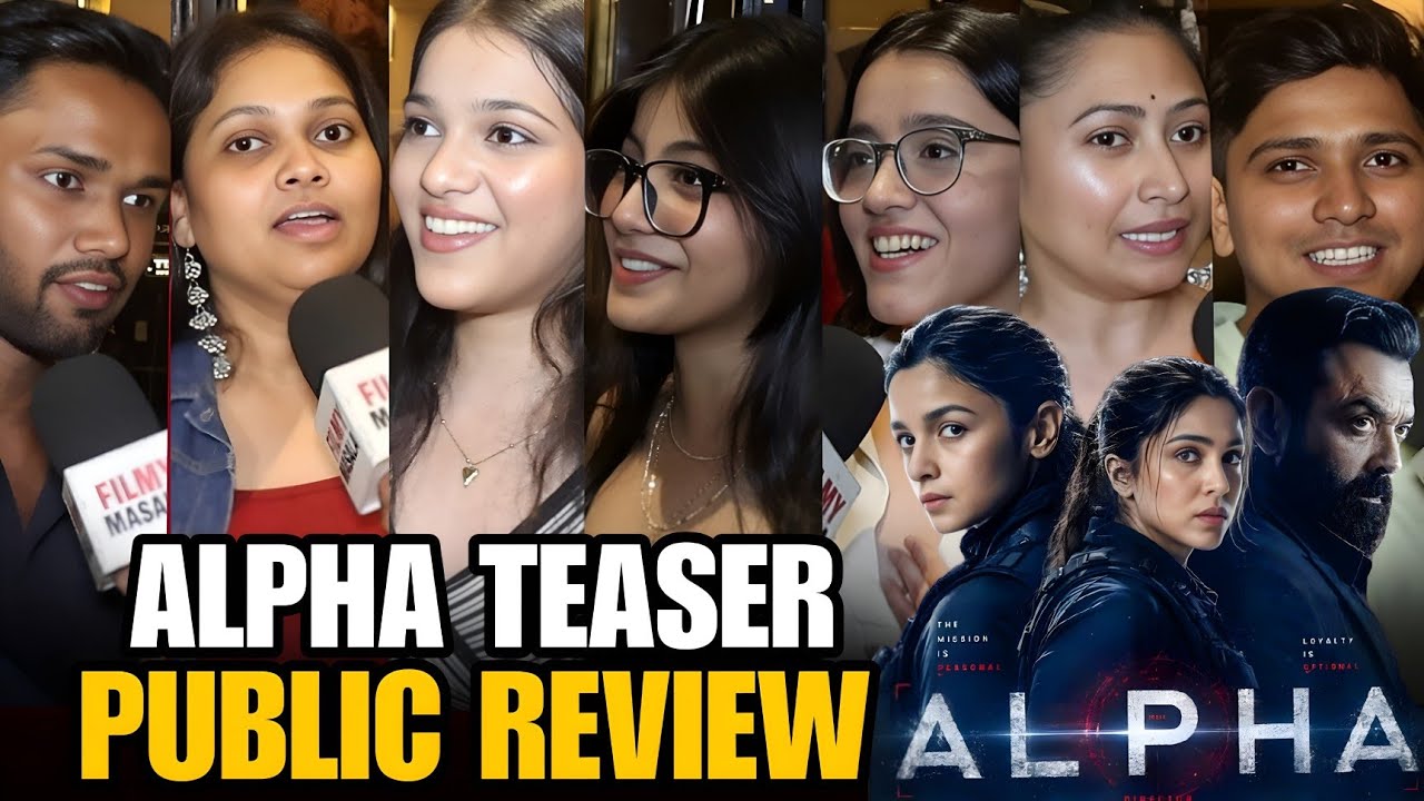 Alpha teaser public review | alia | sharvari | bobby | alpha teaser review 