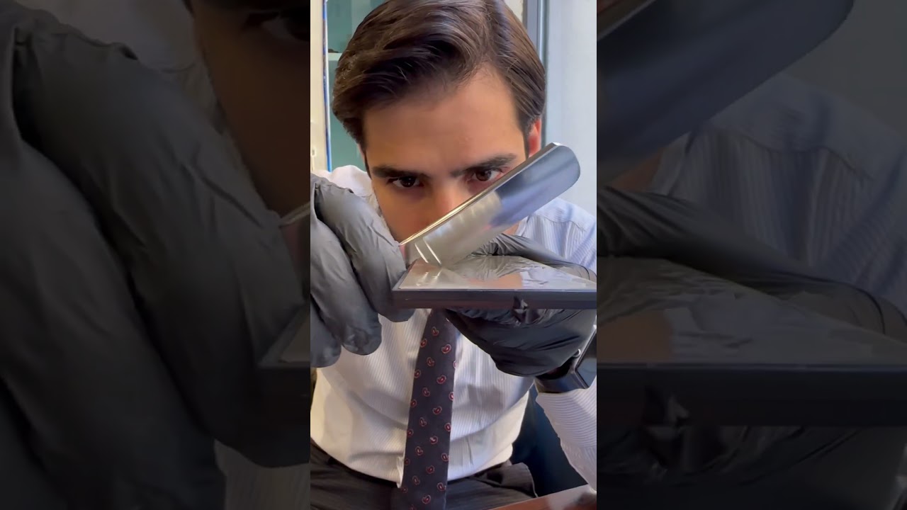 ASMR Razor Restoration ✨ #asmr #rasoioamanolibera #shave #restoration #restorationasmr #sharpening