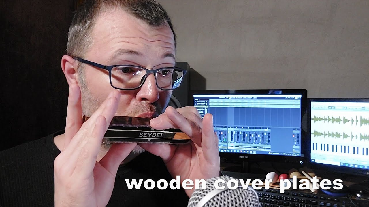 Wooden vs Metal cover plates on Seydel Volcany chromatic harmonica