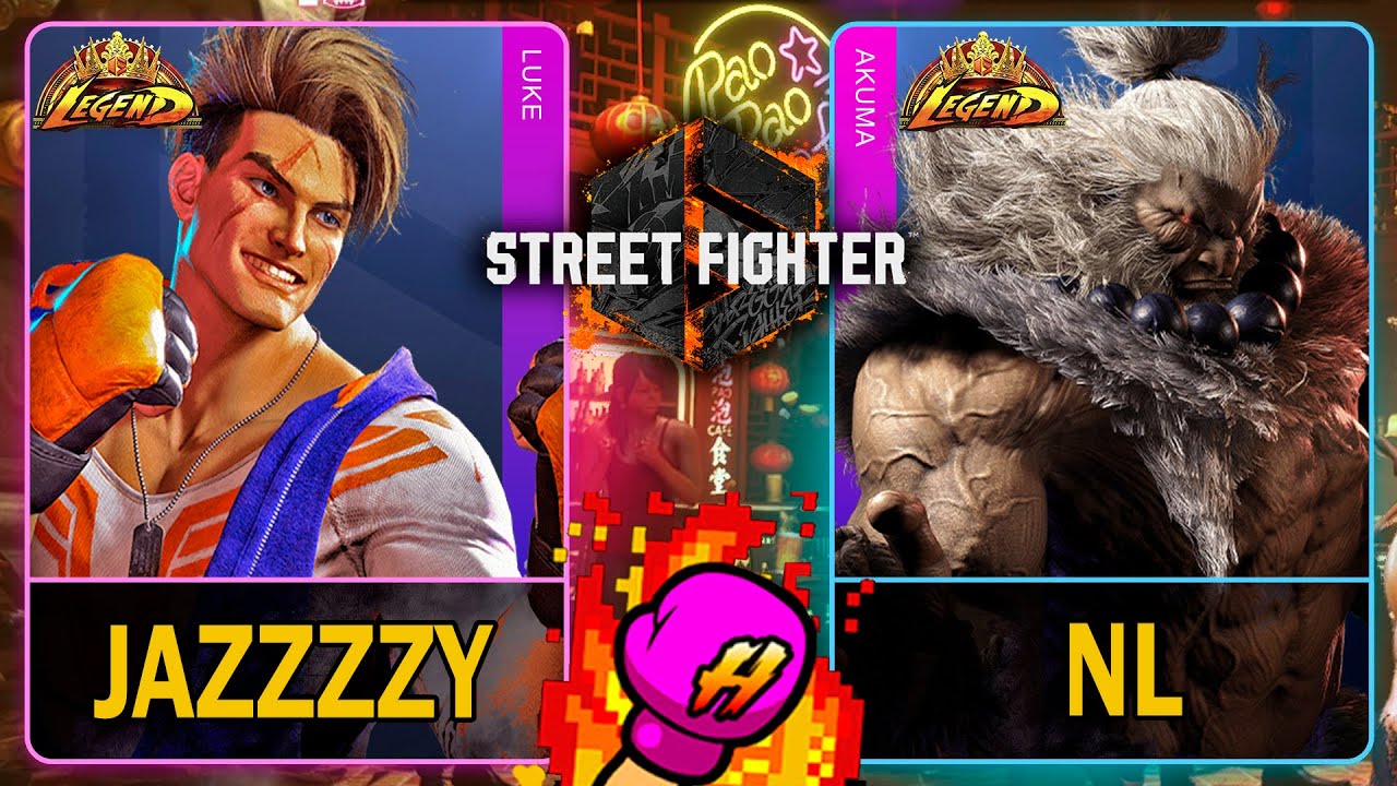 SF6 Jazzzzy (LUKE) VS NL (AKUMA)🥊Street Fighter 6🥊スト6🥊4K 60ᶠᵖˢ