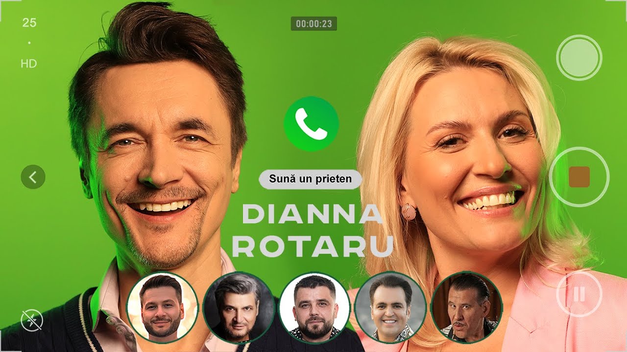 SUNĂ UN PRIETEN cu Dianna Rotaru și prietenii ei: Anatol și Alex Melnic, MC Mike, Alex Șișkin ș.a.