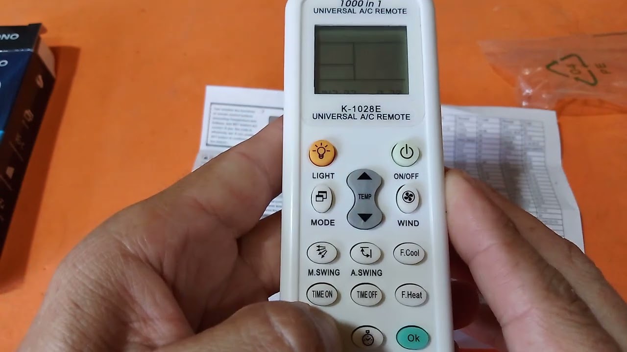 Cómo programar un control remoto universal de aire acondicionado