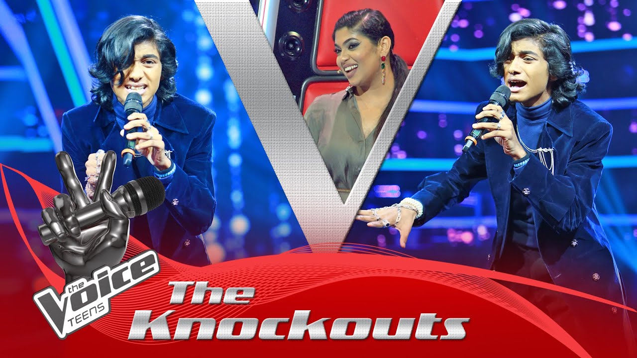 Aaron Bandara | Tharuda nidanni (තරුද නිදන්නී) |  The Knockouts | The Voice Teens Sri Lanka