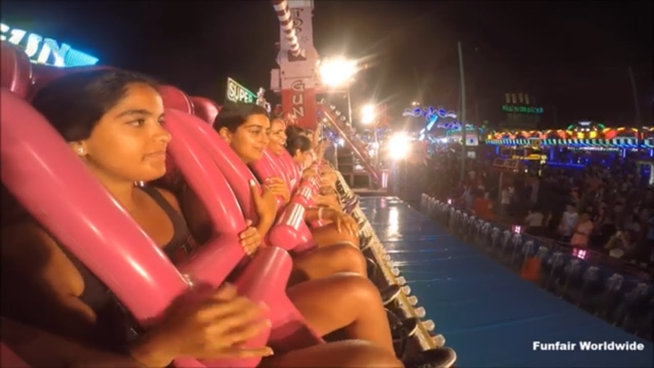 Epic TOP GUN Thrill Looping Onride POV at Feria de Málaga 2017 🇪🇸