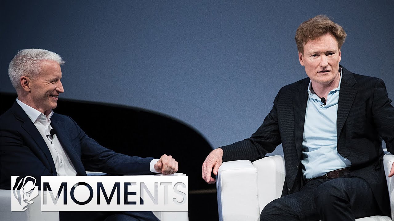 Cannes Moments: Anderson Cooper talks to Conan O'Brien about Gaming and his Crush on Lara Croft