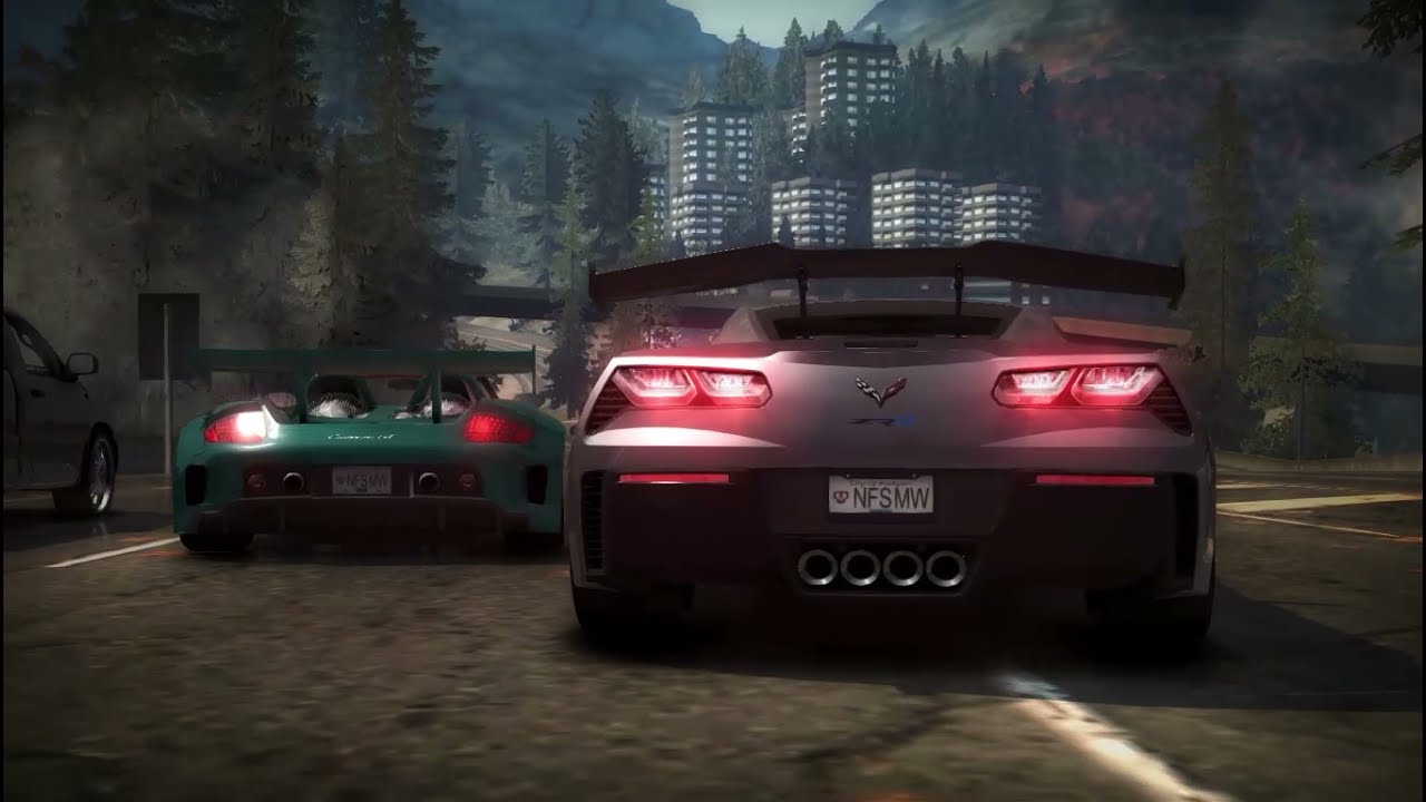 Corvette ZR1 Steals The Show in Need For Speed Most Wanted Remastered.