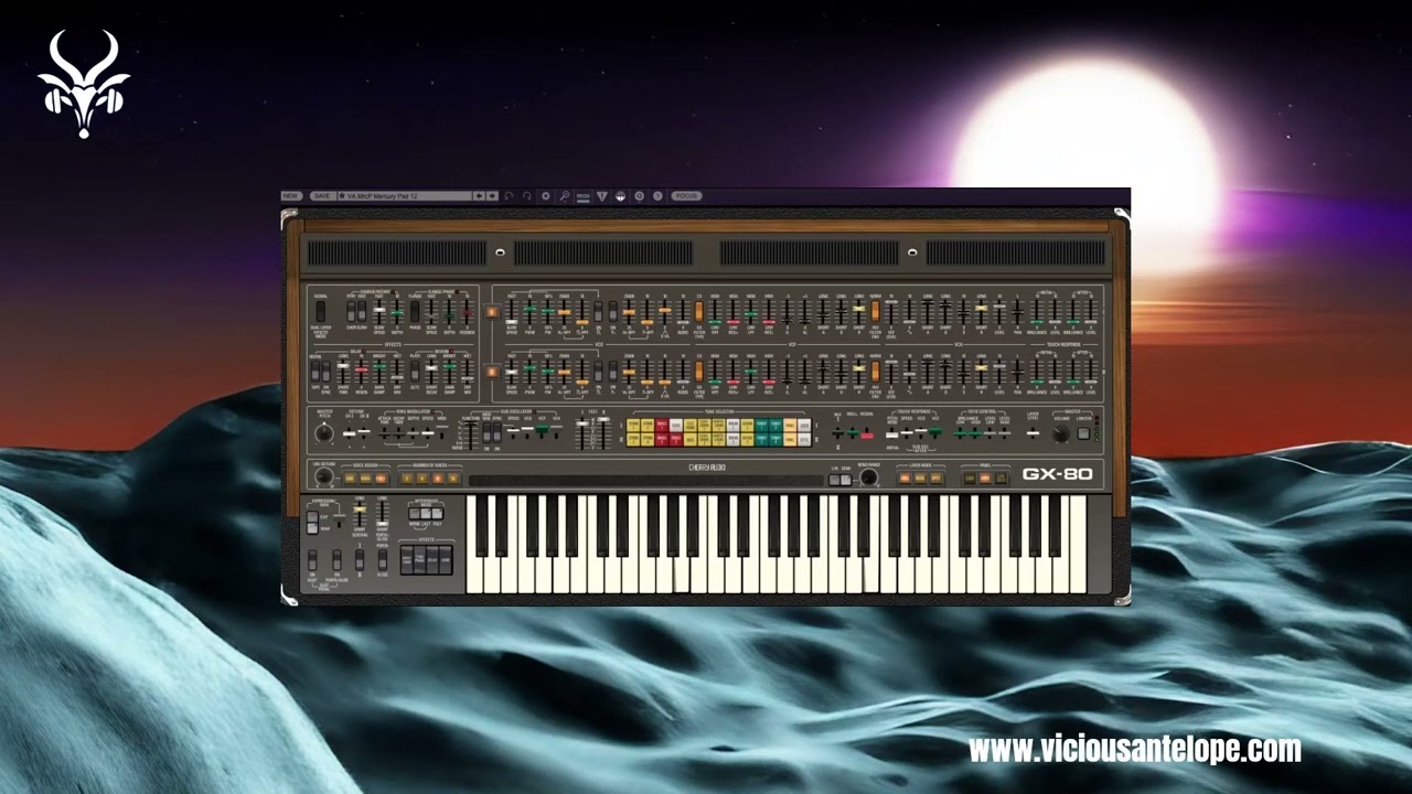 GX-80 Synth Presets - Mercury Pads Vicious Antelope - Patches Walkthrough