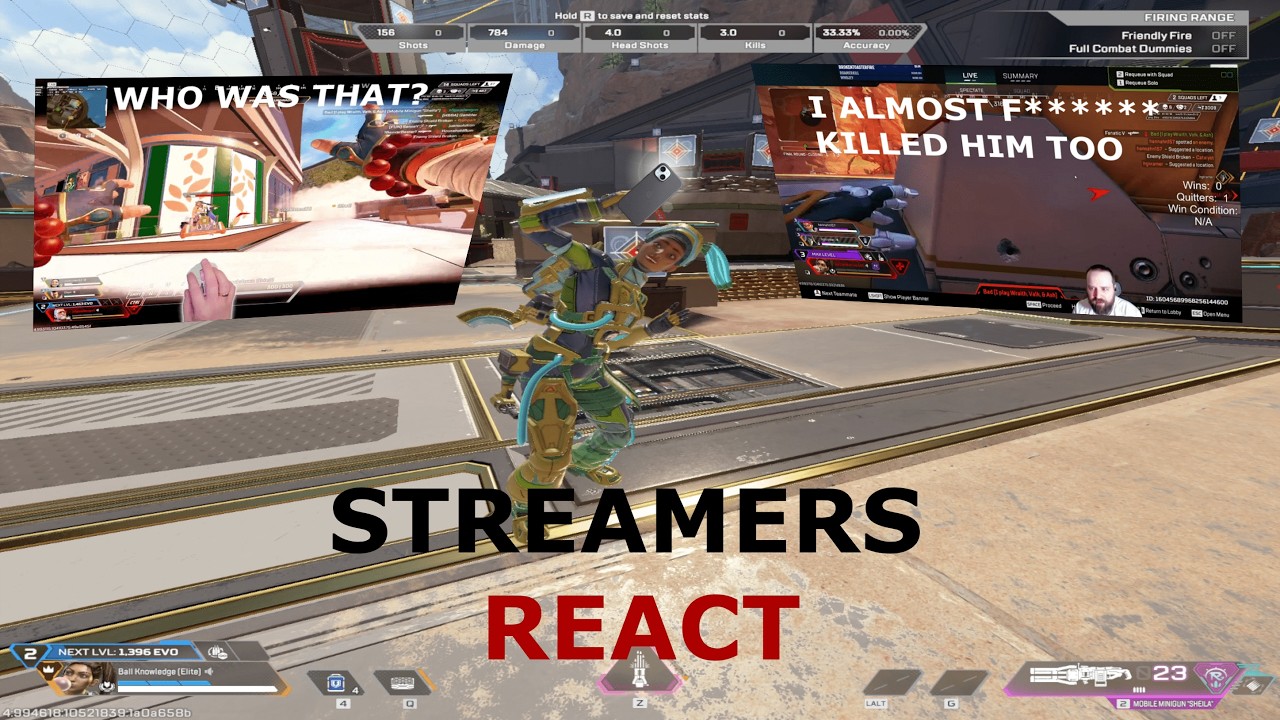 Streamers and Teammates React to Illegal Rampart Movement