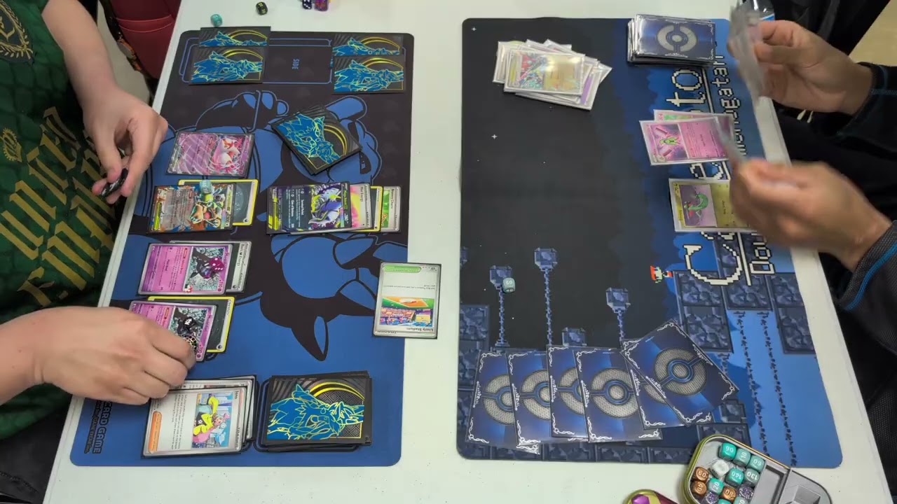 Финал турнира Pokemon TCG League Challenge Phantasmal Flames: Mega Absol ex против Dragapult ex