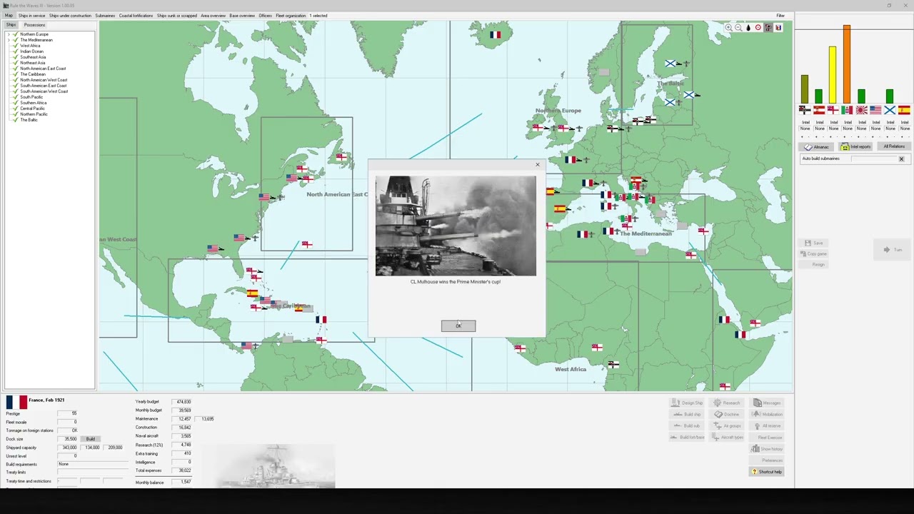 Fleet Plays Rule The Waves 3, France: The Dawn Of The Carrier Age! Part 1