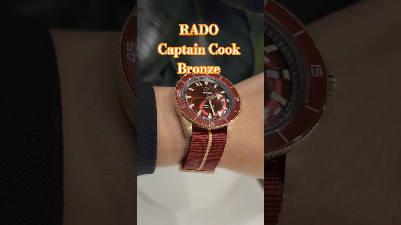 #RADO Captain Cook Automatic Bronze 42 mm.#Central megabangna