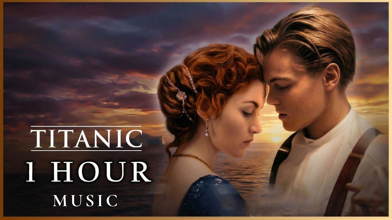 Titanic - 1 Hour Music (Rose x Hymn To The Sea) 🎶 | James Horner | Relaxing Cinematic Soundtrack
