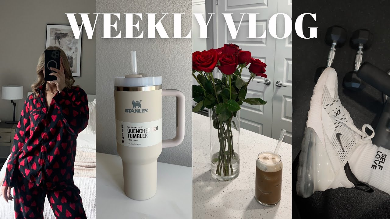 WEEKLY VLOG: week of workouts, easy meal ideas, valentine’s day, etc