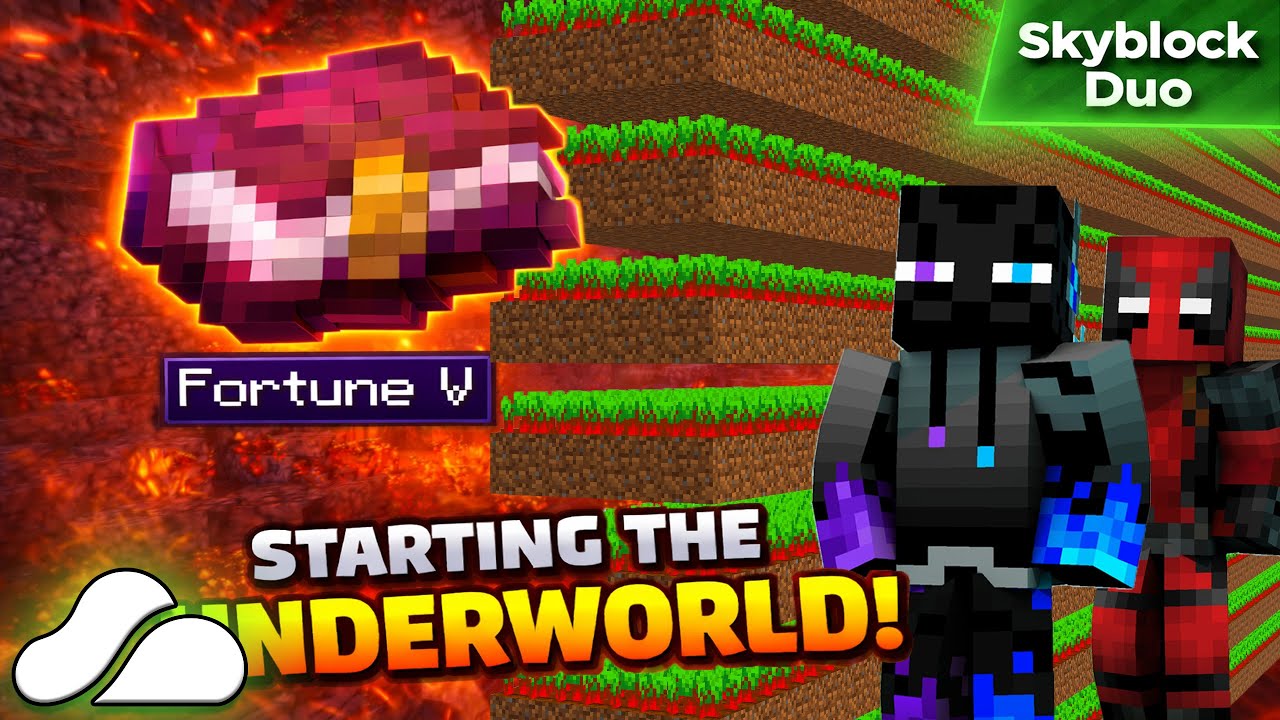 Starting the Underworld Phase in RainyDay Skyblock | Minecraft S6 Ep.04