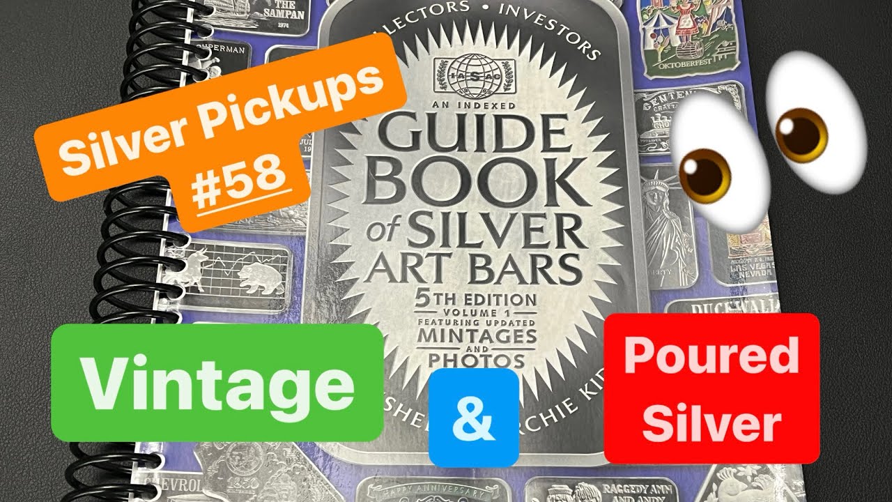 Do you Stack Silver Art Bars? Silver Stacking pickups #58 Vintage and Poured Silver!