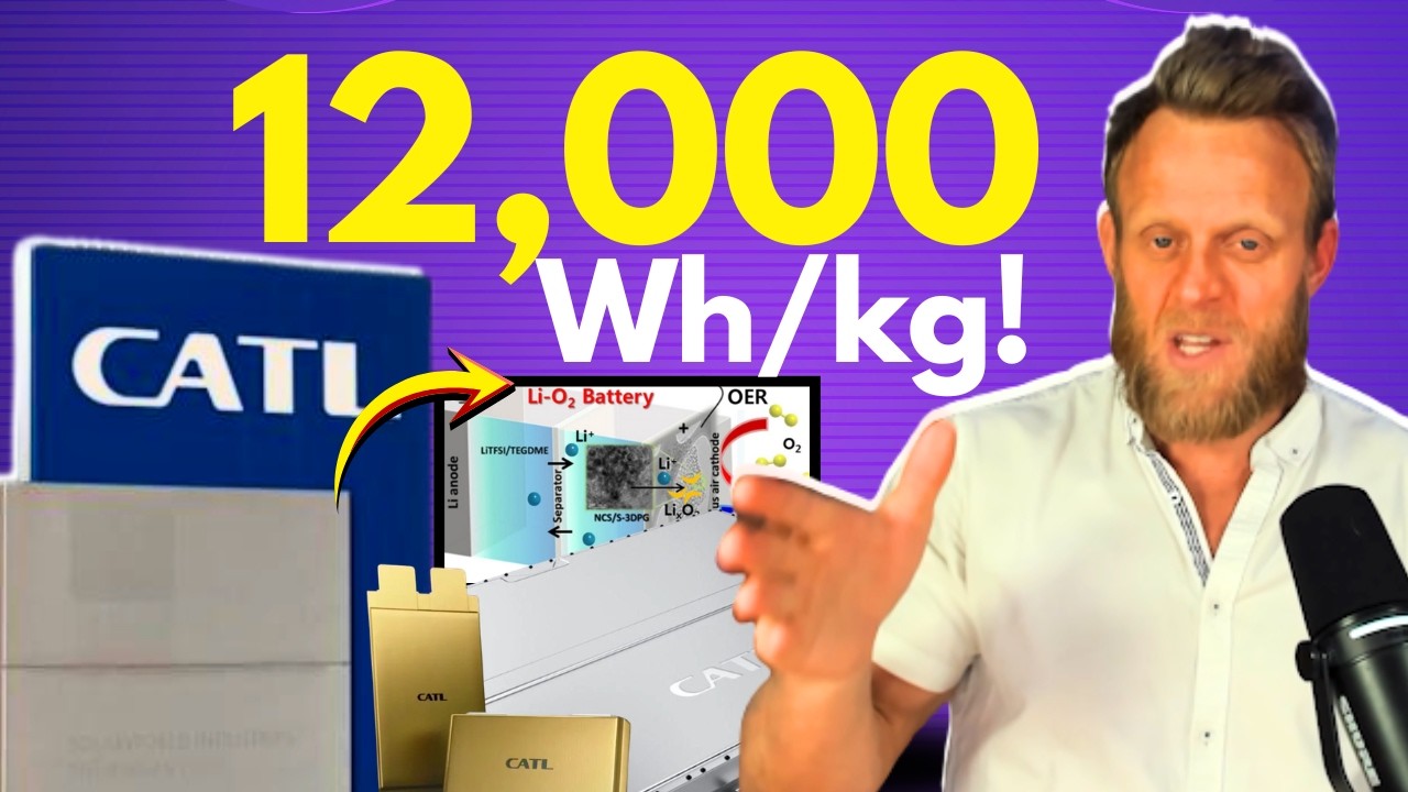Запас хода 2000 миль: компания CATL анонсировала батарею емкостью 12 000 Вт&middot;ч/кг, которая заменит...