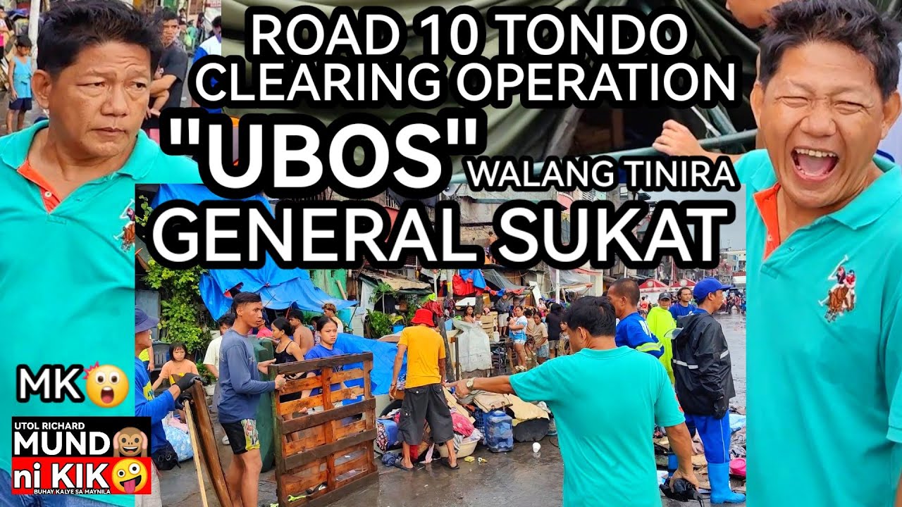 MK😲/HENERAL SUKAT INUBOS CLEARING OPERATION ROAD 10 TONDO #yorme #manilaupdate #clearingoperation