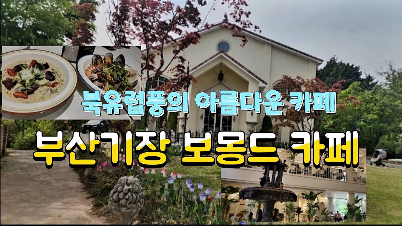 감성가득한 북유럽풍의  부산기장보몽드카페#북유럽풍카페보몽드#기장에 갈볼만한카페#라푼젤힐링TV